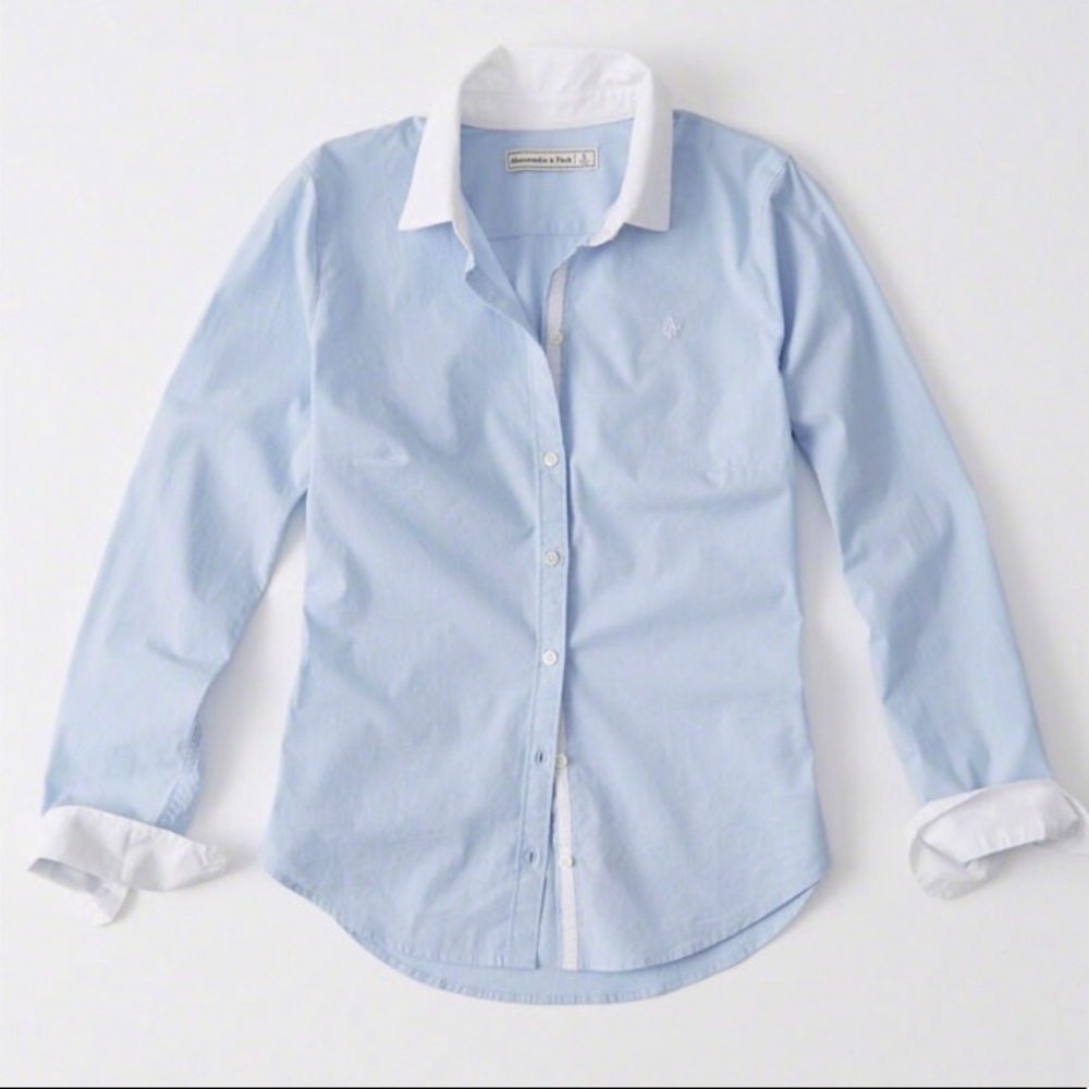 😍 2/$30 Abercrombie & Fitch Tailored Poplin Shirt